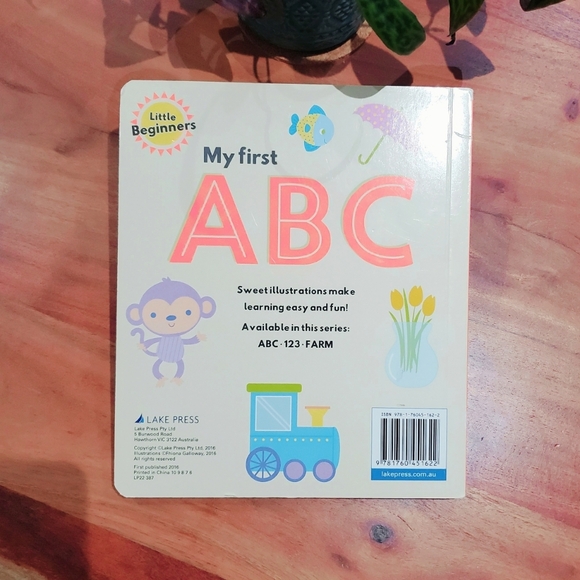 "My First ABC" Colorful ABC Learning Board Book - Picture 2 of 8